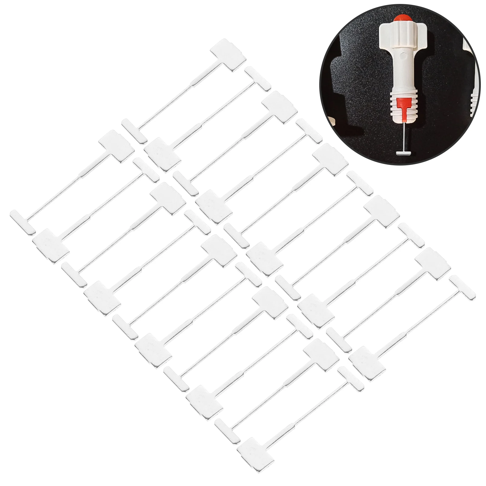 200 pz Piastrelle Livellatore Perno In Acciaio 0.9 Mm Sostituibile Ago In Acciaio Duro Per Il Sistema di Livellamento Piastrelle Distanziatori In Pietra Ceramica Casa