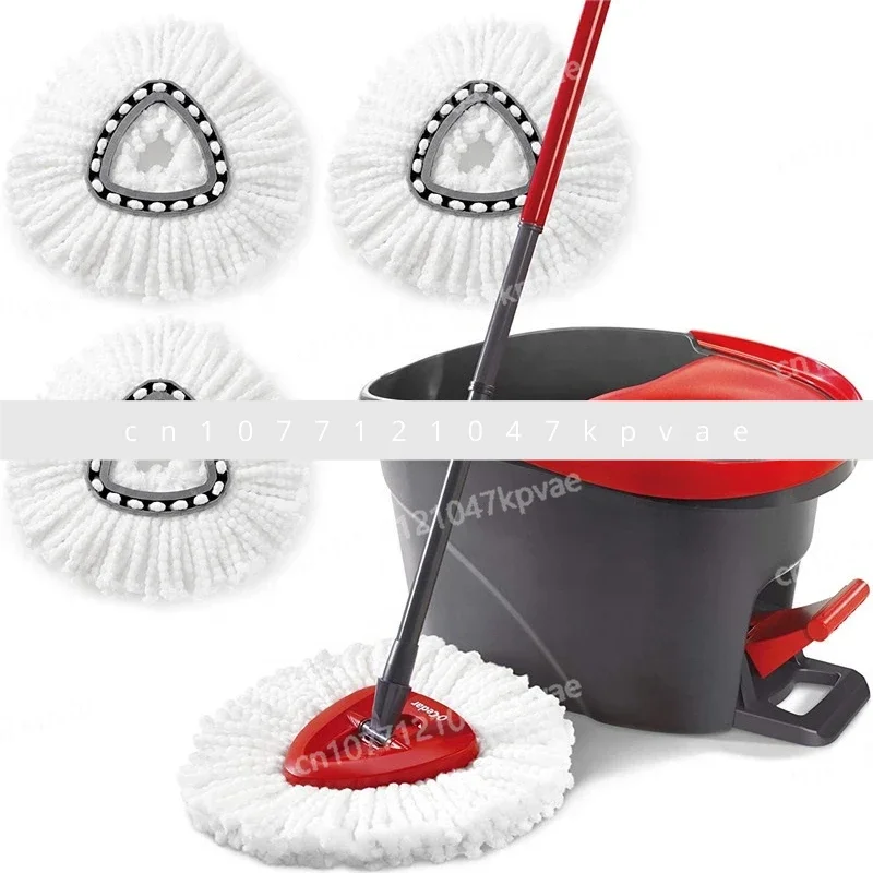 Suitable for Vileda O-Cedar EasyWriting, Mop Ultra-fine Fiber Rotating Mop and Bucket Set, with 3 Additional Fillers