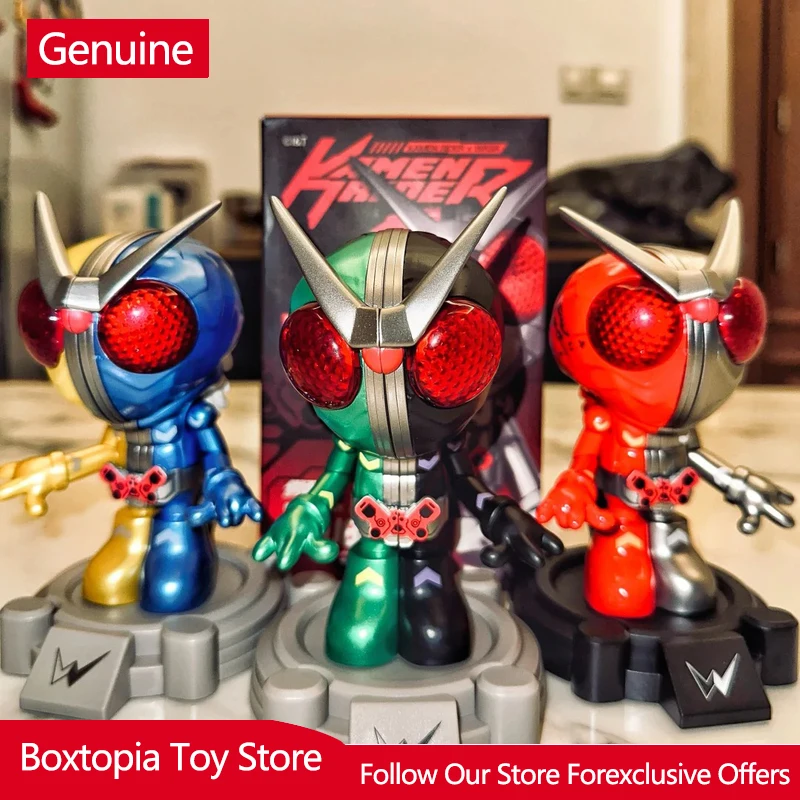 

New Authentic Wasa Kamen Rider Dreadlocks Blind Box Kamen Rider Action Figure Kuuga Decade Mystery Box Ornaments Gift Toys