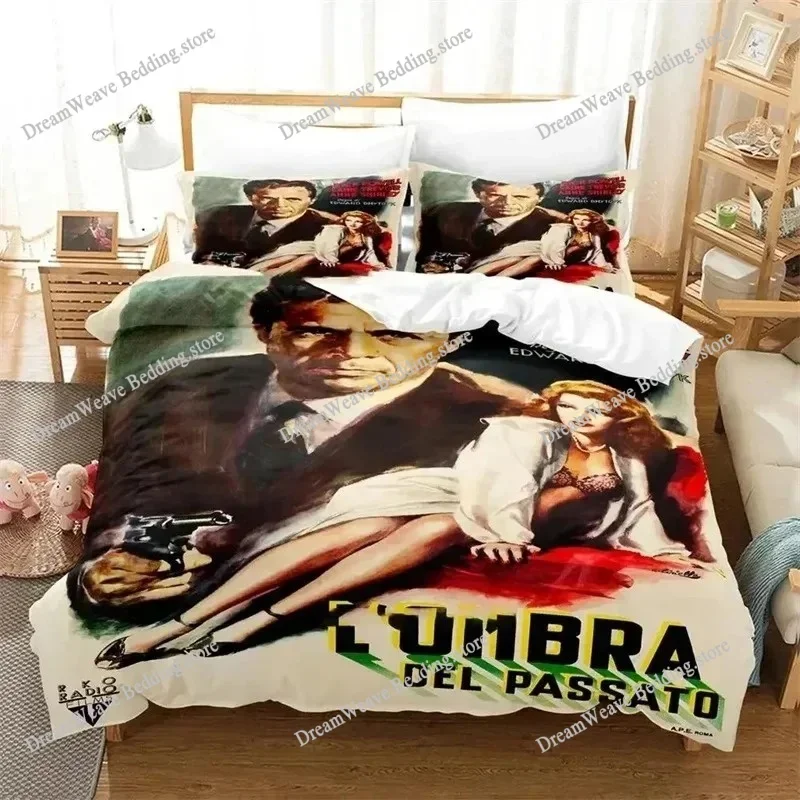 3D Print Movie Murder My Sweet Bedding Set Duvet Cover Bed Set Quilt Cover Pillowcase Comforter King Queen Size Boys Adult