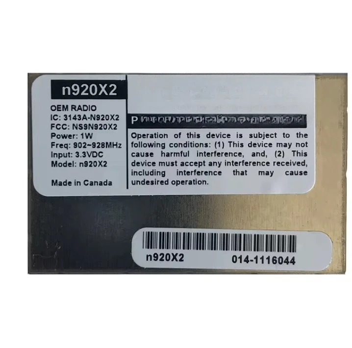 Microhard n920x2 wireless module, high-power 1w, 100km range, genuine imported mhs113150