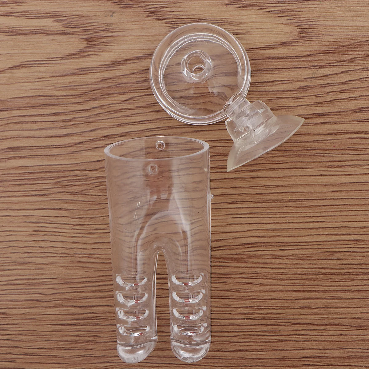 

Fish Automatic Feeder Plastic Aquarium Tank Feeding Cup with Cover Suction Cup Easy Install Transparent Fish Food Dispenser