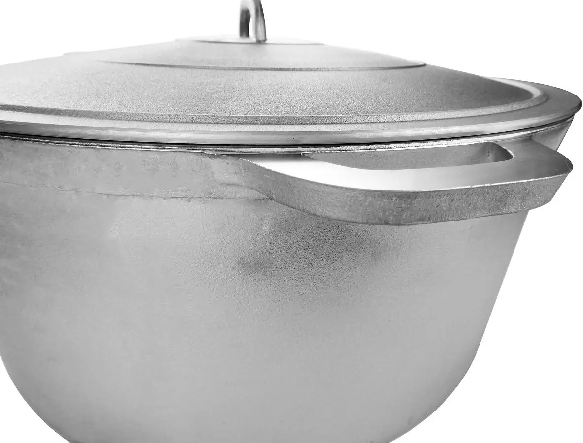 9900 Super Quality Aluminum Caldero,Dutch Oven, 51 QT,Silver (55cm (21.7-Inch))
