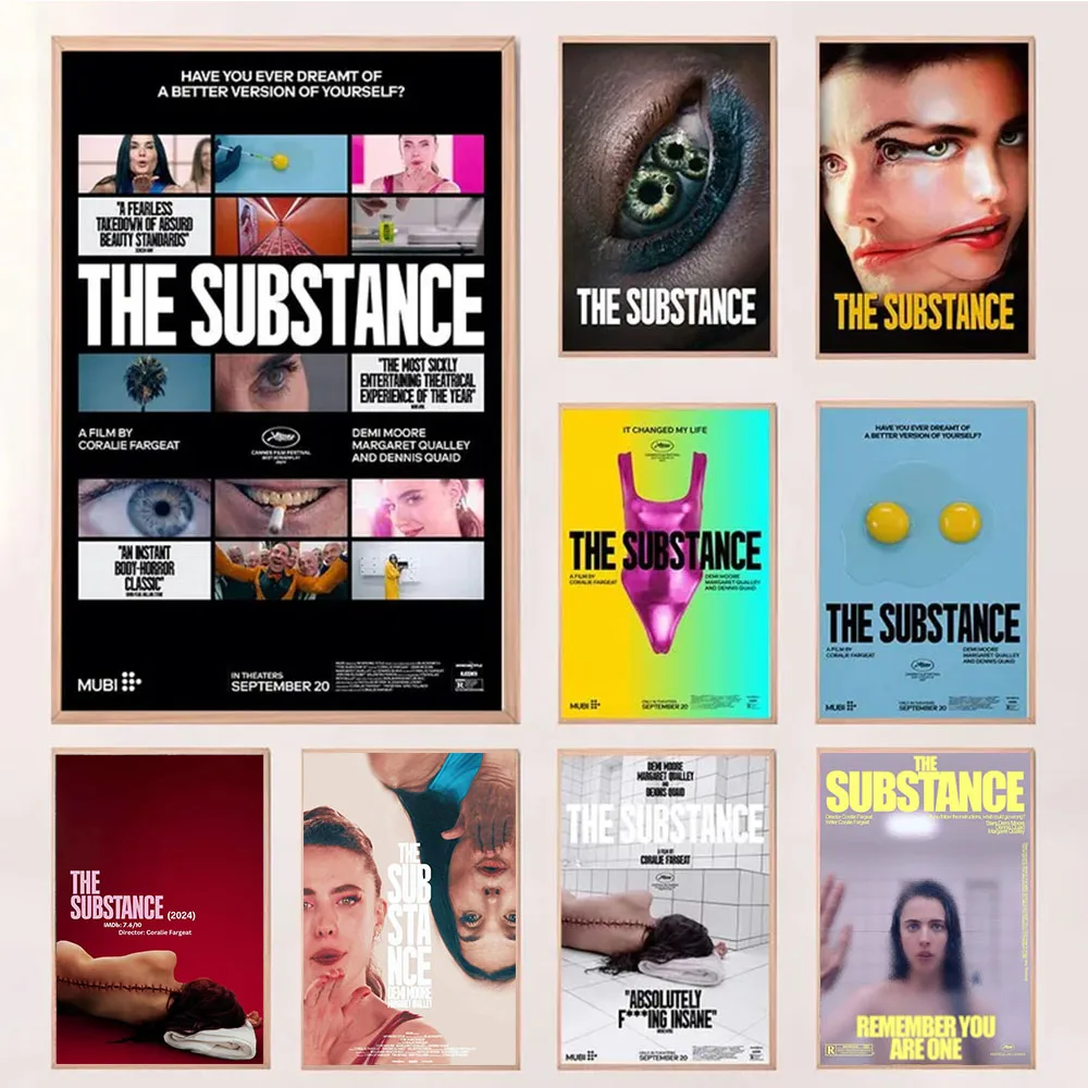 2025 جديد المشارك الحديثة الرعب الإثارة Satire فيلم المادة طباعة حائط لوح رسم الفن صور غرفة المنزل ديكور حديث #1