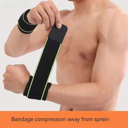 싱글 스포츠 손목 가드, 배드민턴 농구 손목 밴드, 얇은 와인딩 압력 배구 피트니스 가드 