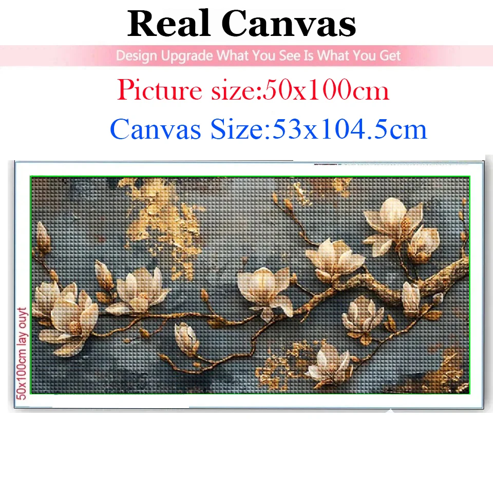 

Желтые цветы орхидеи, большие 5D алмазная живопись «сделай сам», новинка 2025 года, полная квадратная круглая алмазная вышивка крестиком, домашний декор