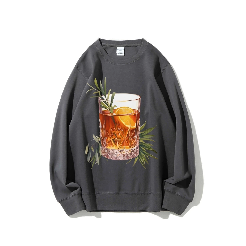 เสื้อสเวตเตอร์คอกลมผ้าฝ้ายผสมเนื้อนุ่มพอดีตัวเพื่อความสบายตลอดทั้งวัน สีทึบคลาสสิก เหมาะสําหรับการพักผ่อนหรือเที่ยวสบายๆ