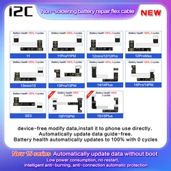 Riparazione batteria senza saldatura i2C FPC Flex per iPhone 15 14 13 12 11 Pro Max i2c I6S BR-13 KC01 KC02S KC03 Tag su cavo Sostituisci