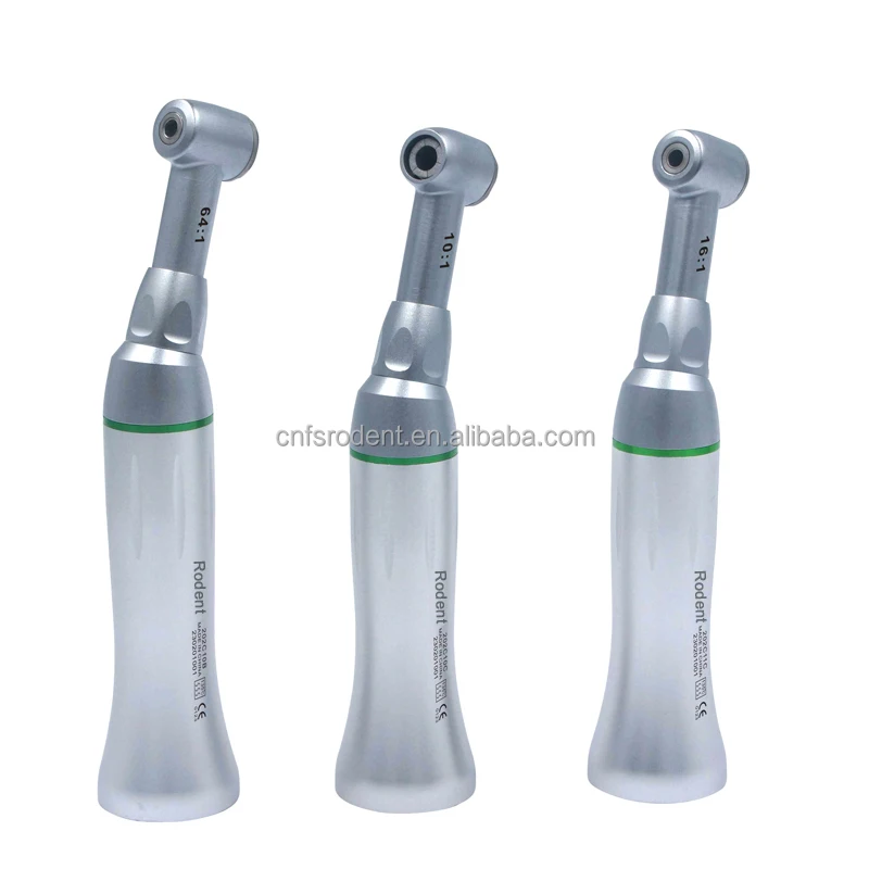 

Factory Price Dental Low Speed Handpiece Contra Angle 10:1 16:1 64:1 ratio Contra Angle