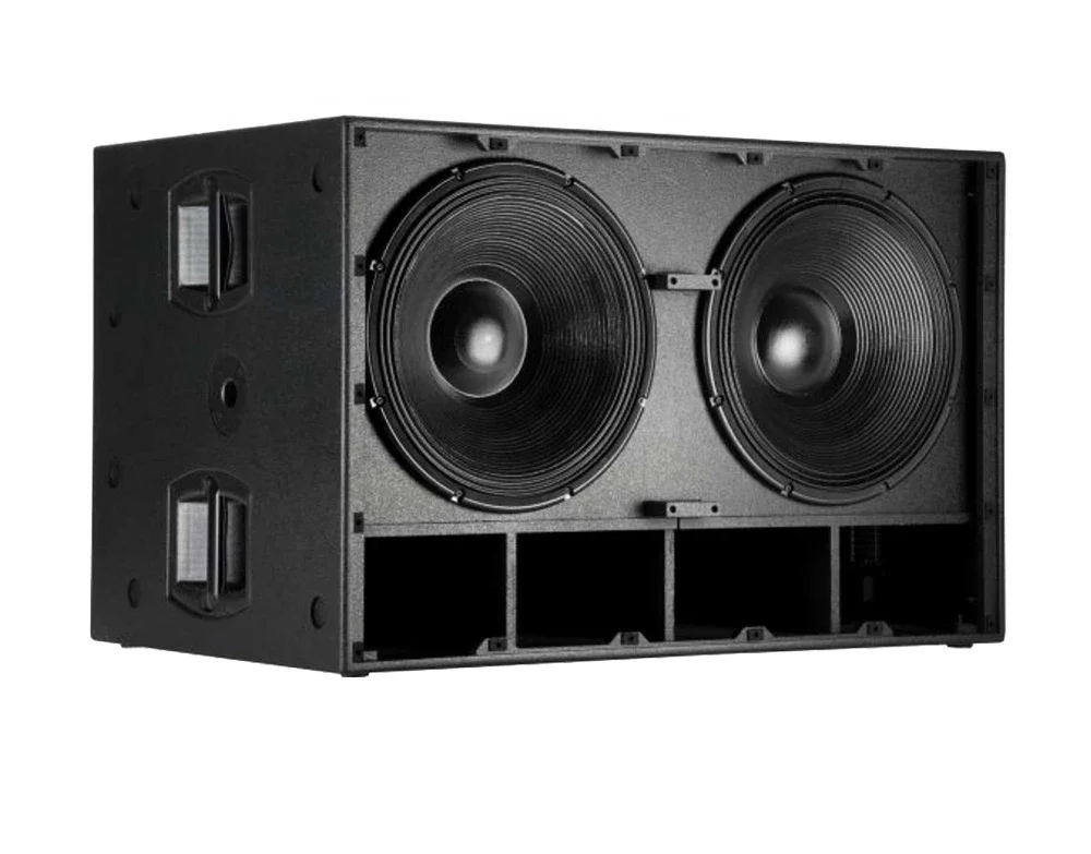 8006 dual 18 inch subwoofer active speaker professional audio sound system speakers