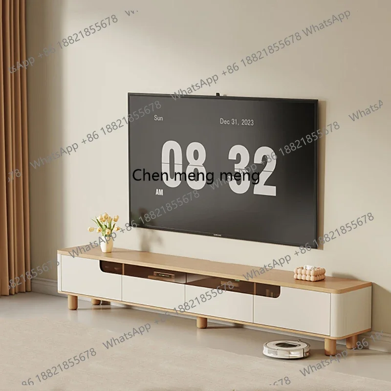 

Тумба под телевизор Z136 в стиле крем, простой дизайн, уникальное хранение, роскошная скандинавская мебель для гостиной