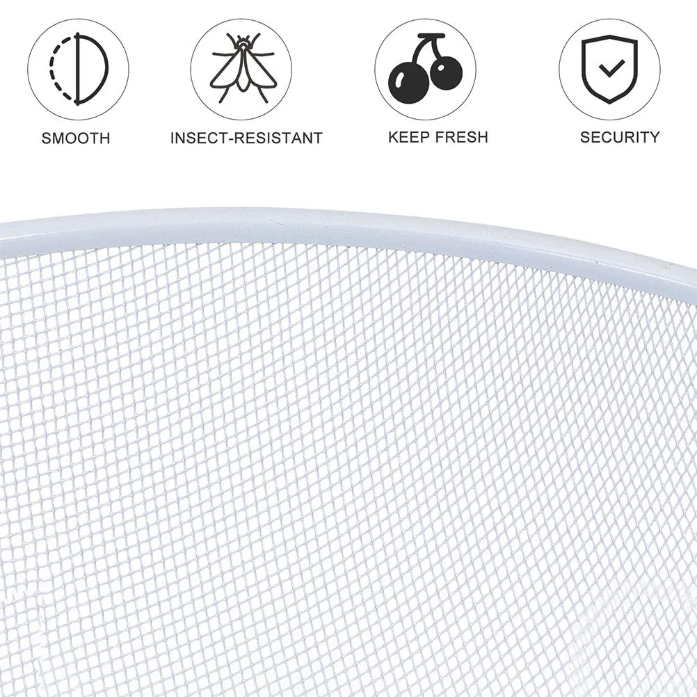 

2pcs -Keeping Cover Household Prevention Food Cover Food Protector With Smooth Edges Ventilation Holes