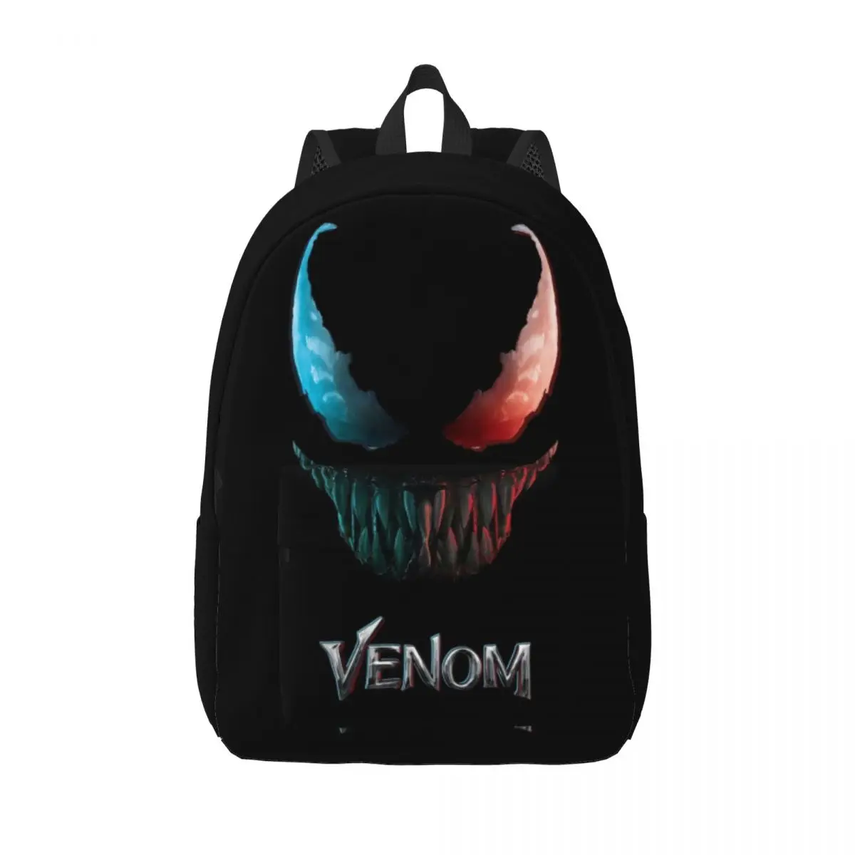 Custom 3D Printing Wallpaper Canvas Backpacks for   Venom School College Travel Bags Women Men Bookbag Fits 15 Inch Laptop