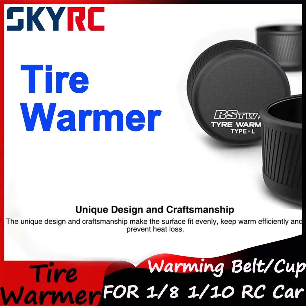 

SKYRC Tire Warmer RSTW Silicone Warming Cup Electronic MCU Temperature Controlled for 1/10 1/8 RC Touring Racing Drift Car