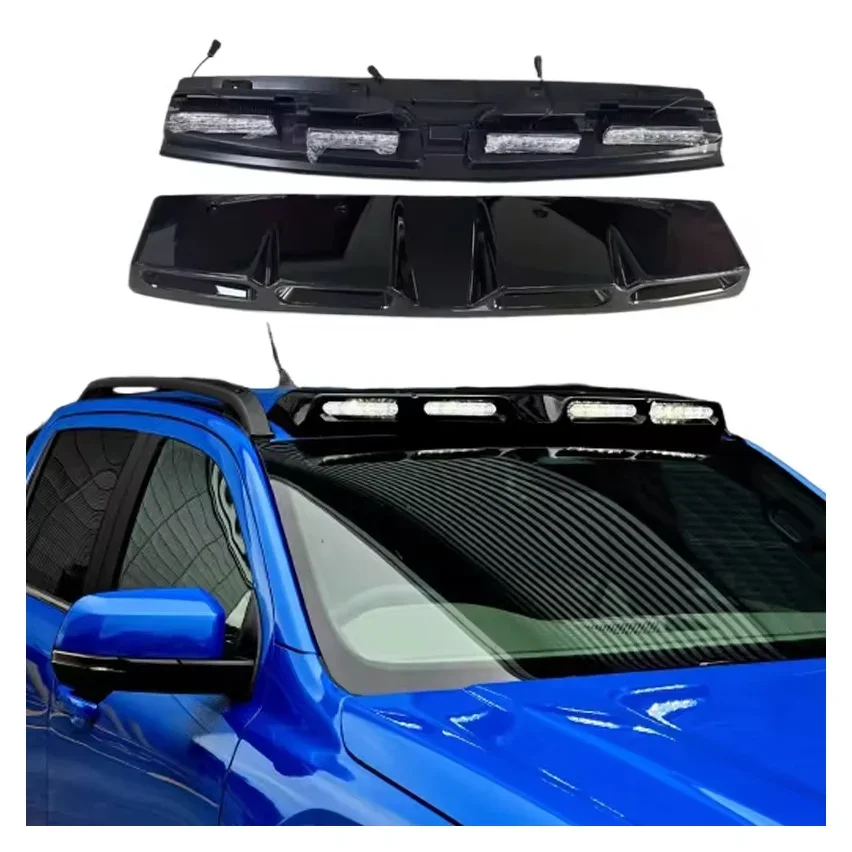 High qualityAuto Parts Modified Black 4 Led Front Top Spotlights Roof Light Led Roof Lamp for   Ranger T9 Car Accessories 202