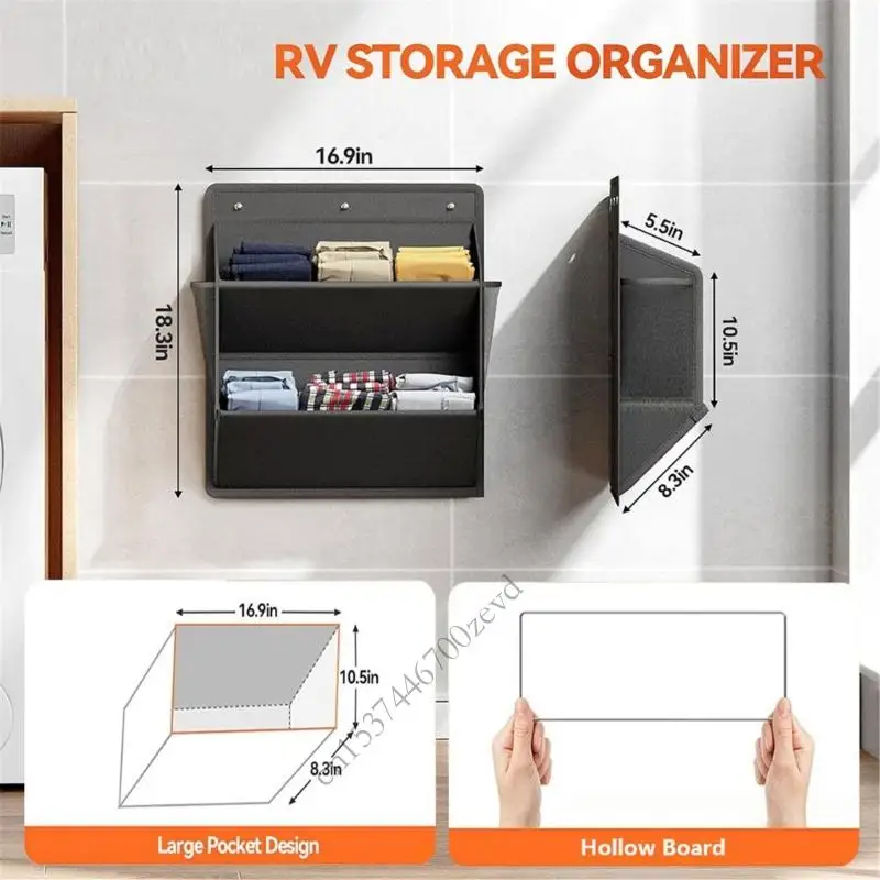

Door Shoe Rack with Large Deep Pocket Wall Mounted Shoe for Apartment Vertical Sneaker Storage Shelf P9YB