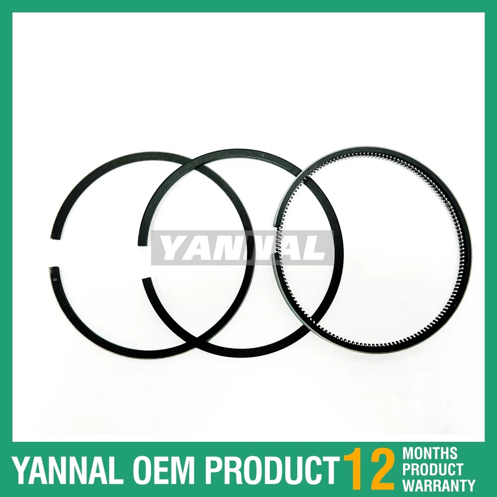 2TNV70 2D70E Piston Ring Set For Yanmar Komatsu Engine EE211 EE213 Combine Parts