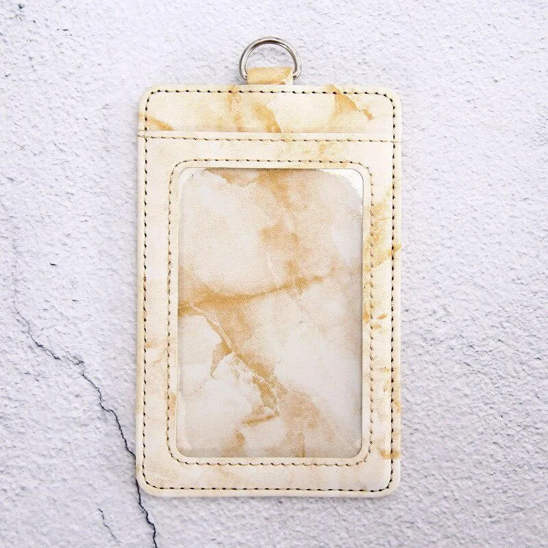 1Pc Card Holder Name Badge Work Bank Business Credit Card Students Bus Cover Case Multipurpose