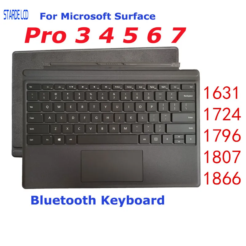 

Original Keyboard For For Microsoft Surface Pro3 1631 Pro4 1724 Pro5 1796 Pro6 1807 Pro7 1866 Wireless Bluetooth Touchpad