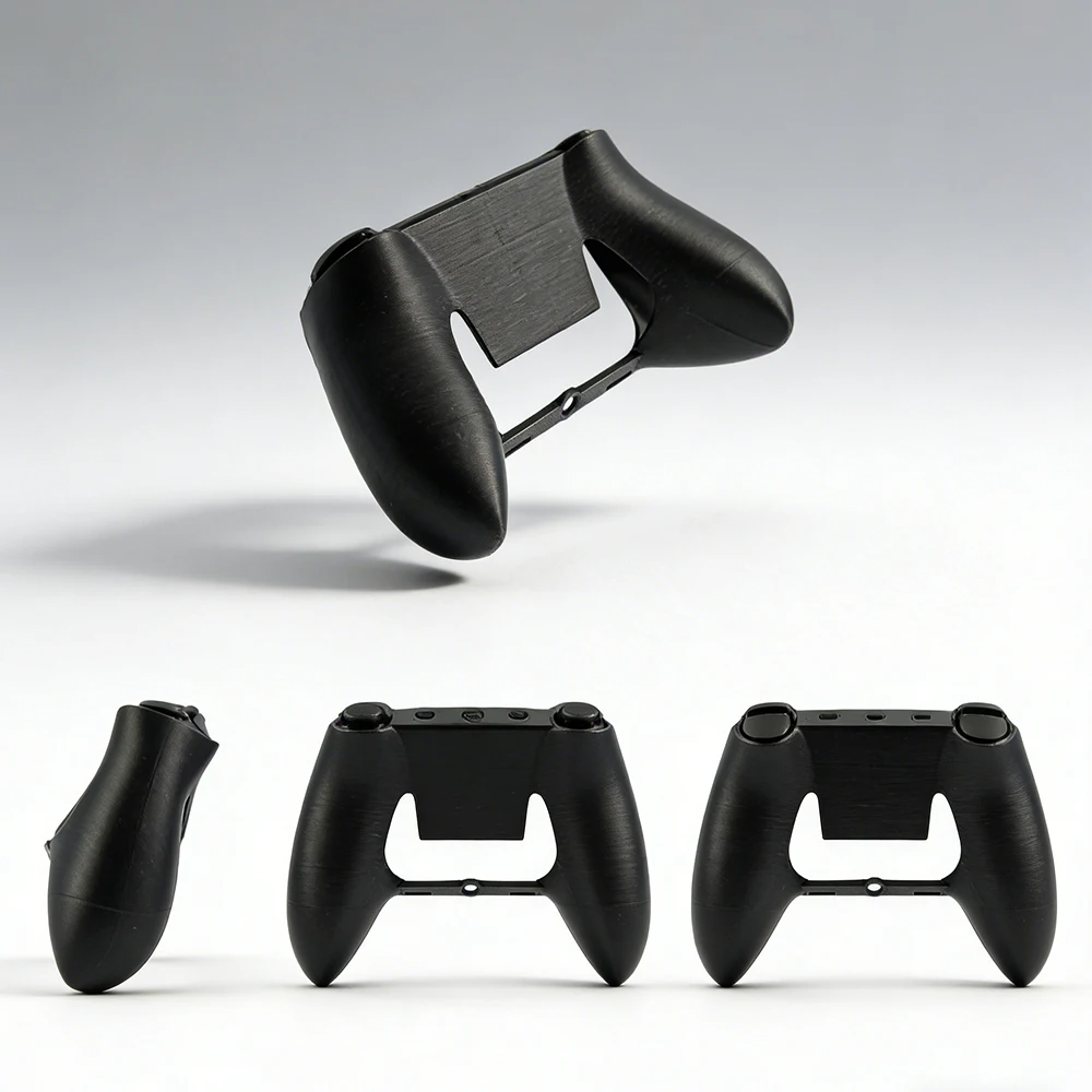 

New 3D Printed Grip Stand Case for Anbernic RG406V, Hard Protective Shell for Handheld Game Console Accessories