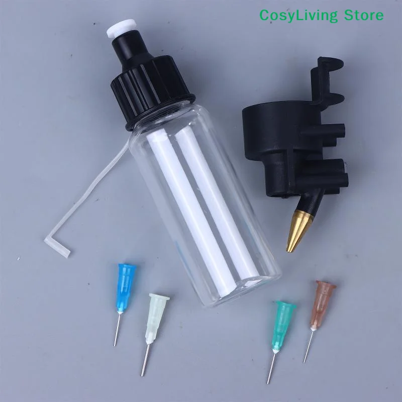 

Airbrush Kit With 50ml Special Bottle No-Clean Air Brush Tool Spray Module & 0.2mm/0.3mm/0.5mm/0.8mm Disposable Nozzle