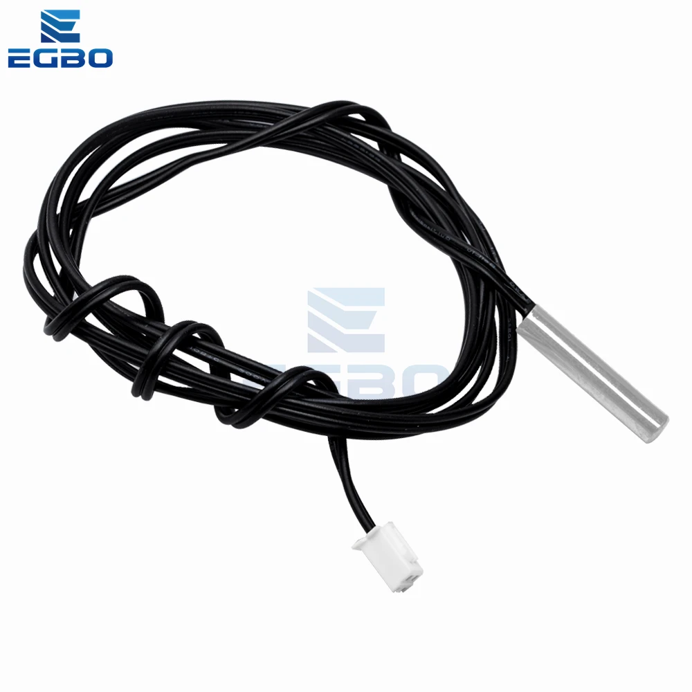 1 ~ 10 Uds 50CM 100CM 200CM 300CM 0,5 M 1M 2M 3M Sensor de temperatura termistor NTC cable de sonda impermeable 10K 1% 3950 W1209 W1401