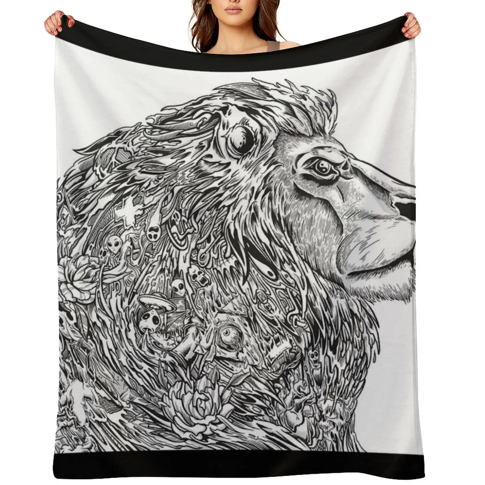 

Pop Evil 2 Throw Blanket Decorative Beds Nap Loose Retros Blankets