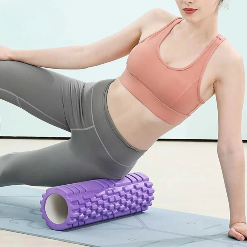 YTYIN Logo Print Eco Friendly High Density Muscle Massage Foam Roller Column Yoga Column