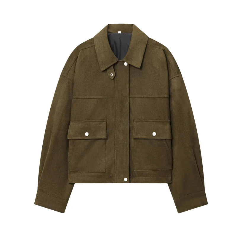 MUJER Chaquetas Bomber de piel sintética para mujer Chaquetas universitarias de gran tamaño para mujer Abrigos Chaqueta de entretiempo con cremallera para mujer Ropa de abrigo