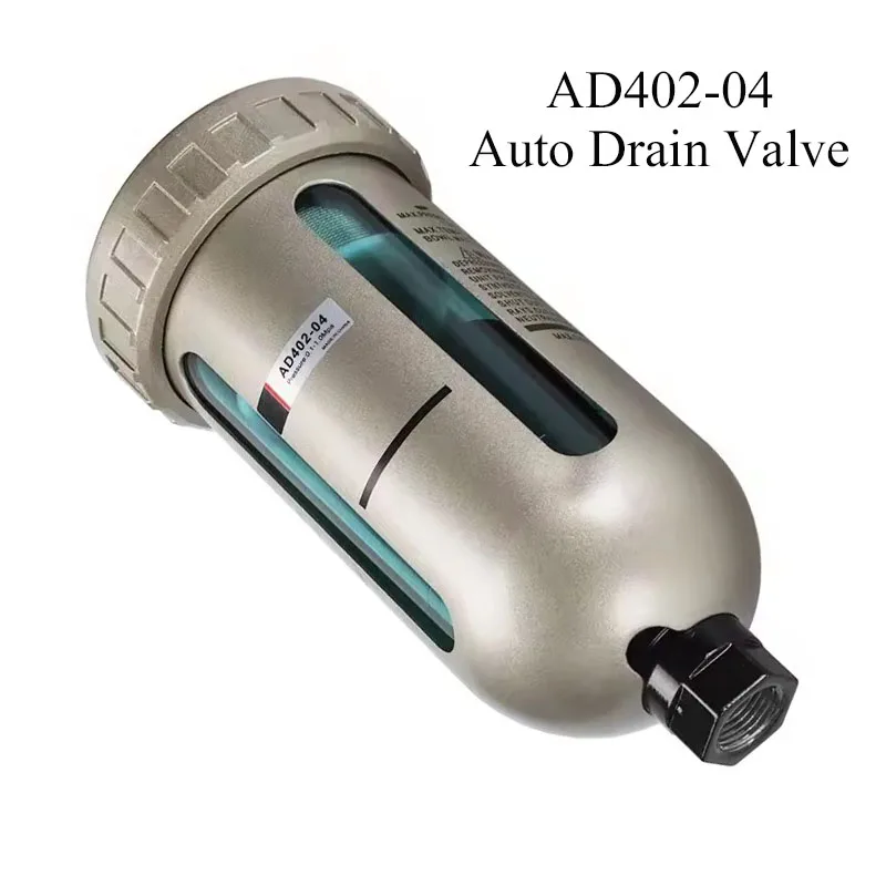 AD402-04 AD402 Series Pneumatic Auto Drain Valve Automatic Drainer Air Tank Air Compressor Oil Water Separator Filter