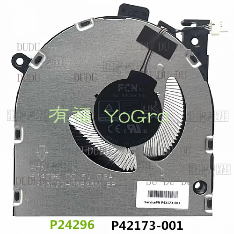 

Оригинальный охлаждающий вентилятор DDD для HP P24296 DC5V 0,8A P42173-001