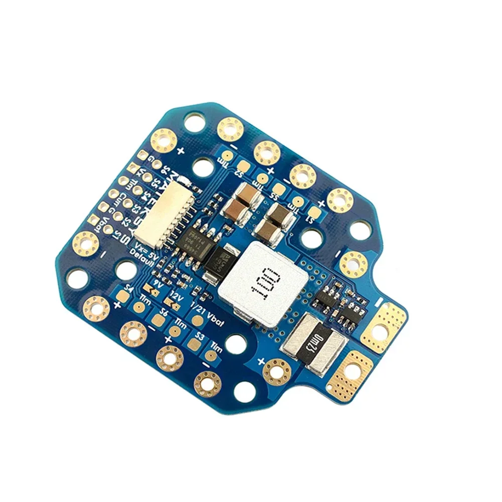 1PCS PDB-HEX 2-12S 5A 5V/9V/12V BEC Power Distribution Board PDB Outputs High Precision Current Sense for FPV Racing