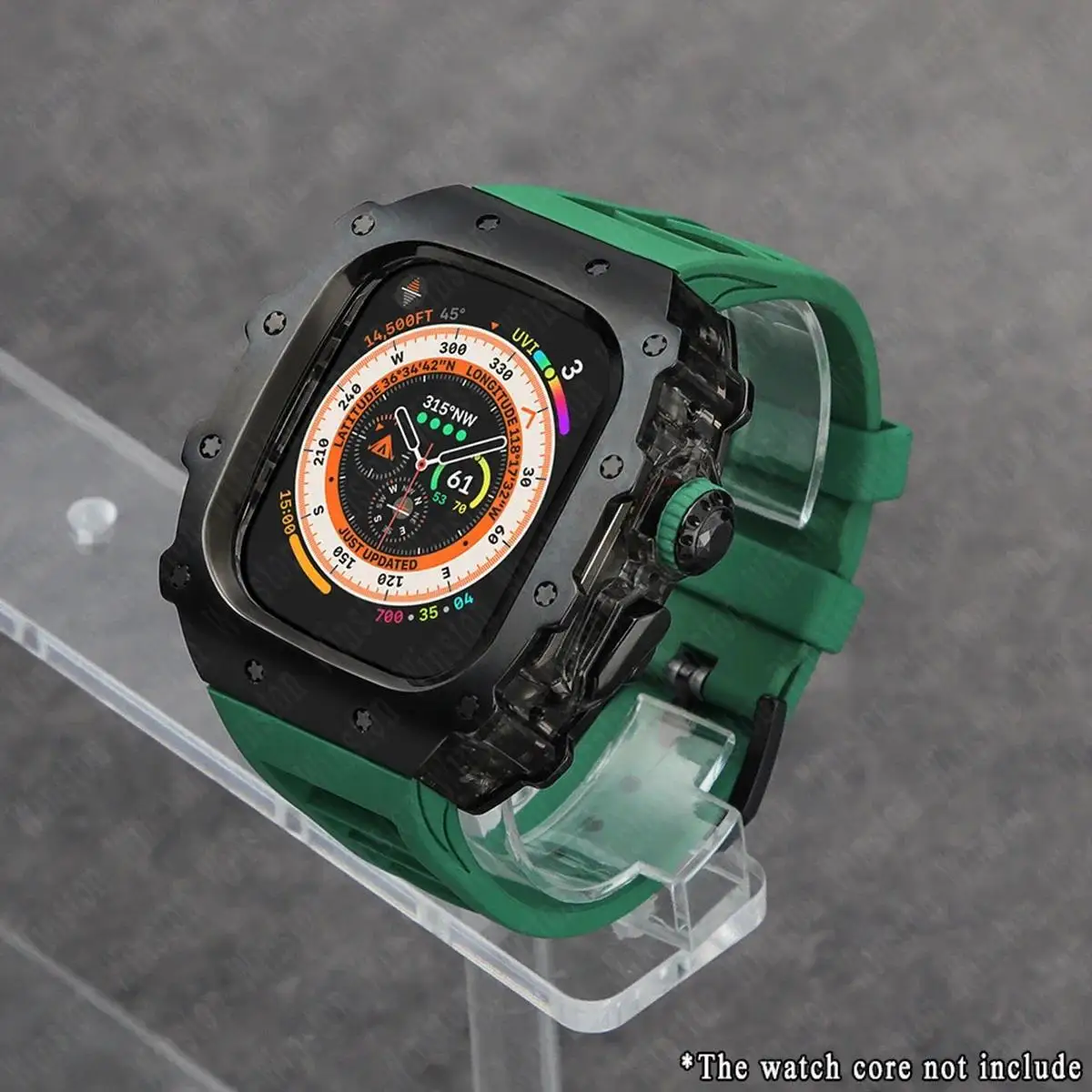 Apple Watch Ultra 3/2 49mm 45mm 44mm用高級改造キット シリコン 