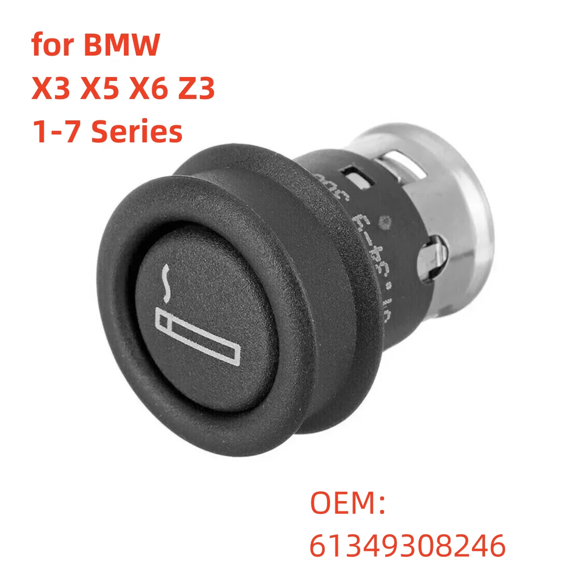 ซ็อกเก็ตประกอบที่จุดบุหรี่ในรถยนต์ 61349308246 สําหรับ BMW 1 2 3 4 5 6 7 X3 X5 X6 Z3