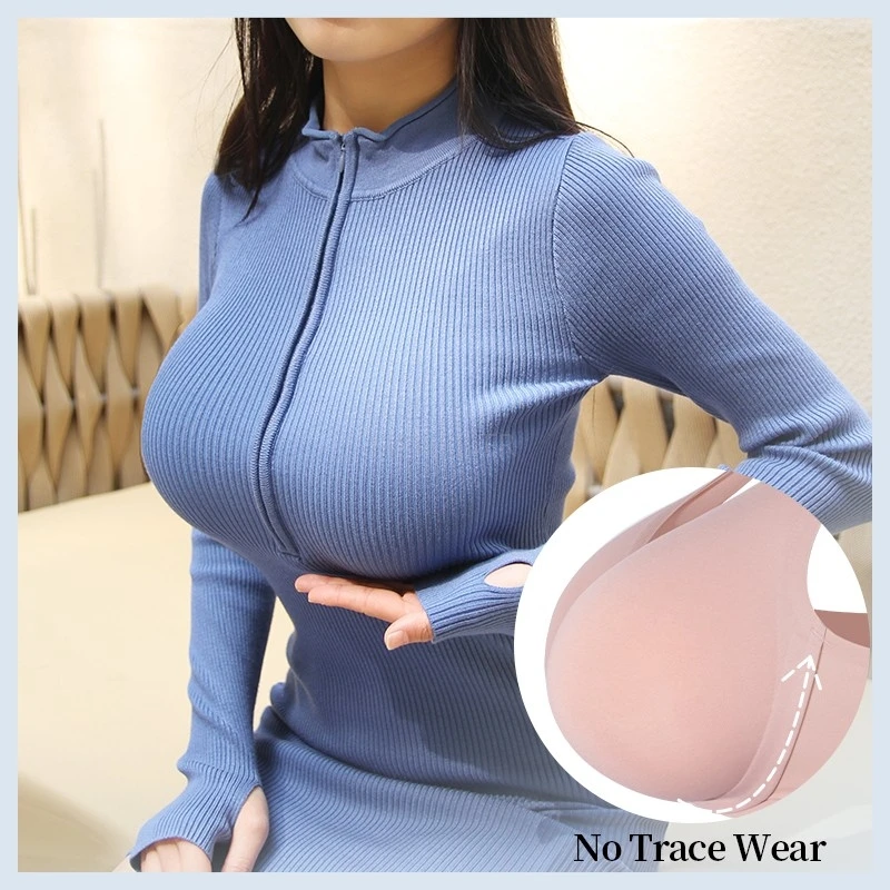 Sous-vêtements de poitrine exotiques pour femmes, ancre, avec petits seins montrant des gros seins, Simulation de coussinets d'allaitement en Silicone