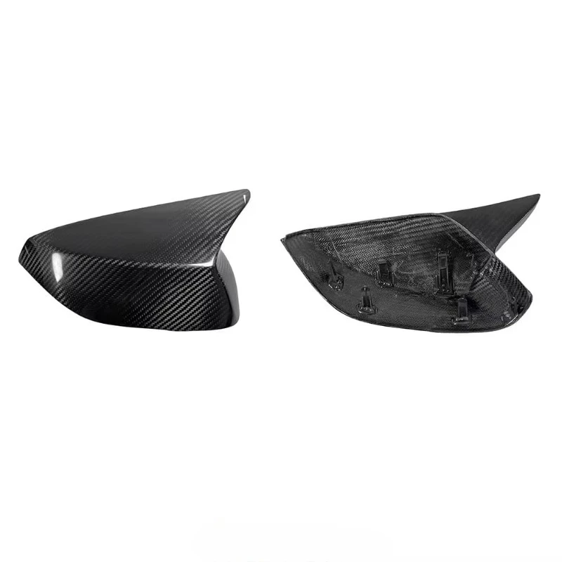 Replacement Dry Carbon Fiber Side Mirror Cover For Infiniti Q50 Q60 Q70 Mirror Caps