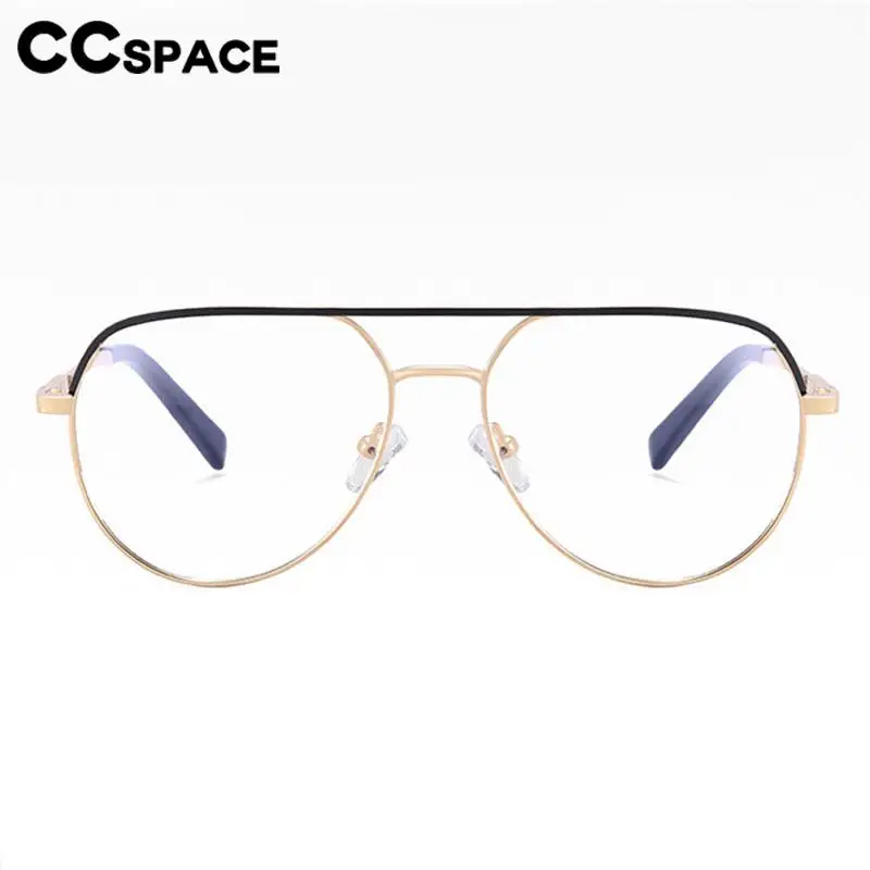 R57523 Stylish Pilot Reading Glasses Women Casual Metal Spring Hinge Optical Presbyopia Eyeglasses Diopter +50+100+150+200+350 image 2