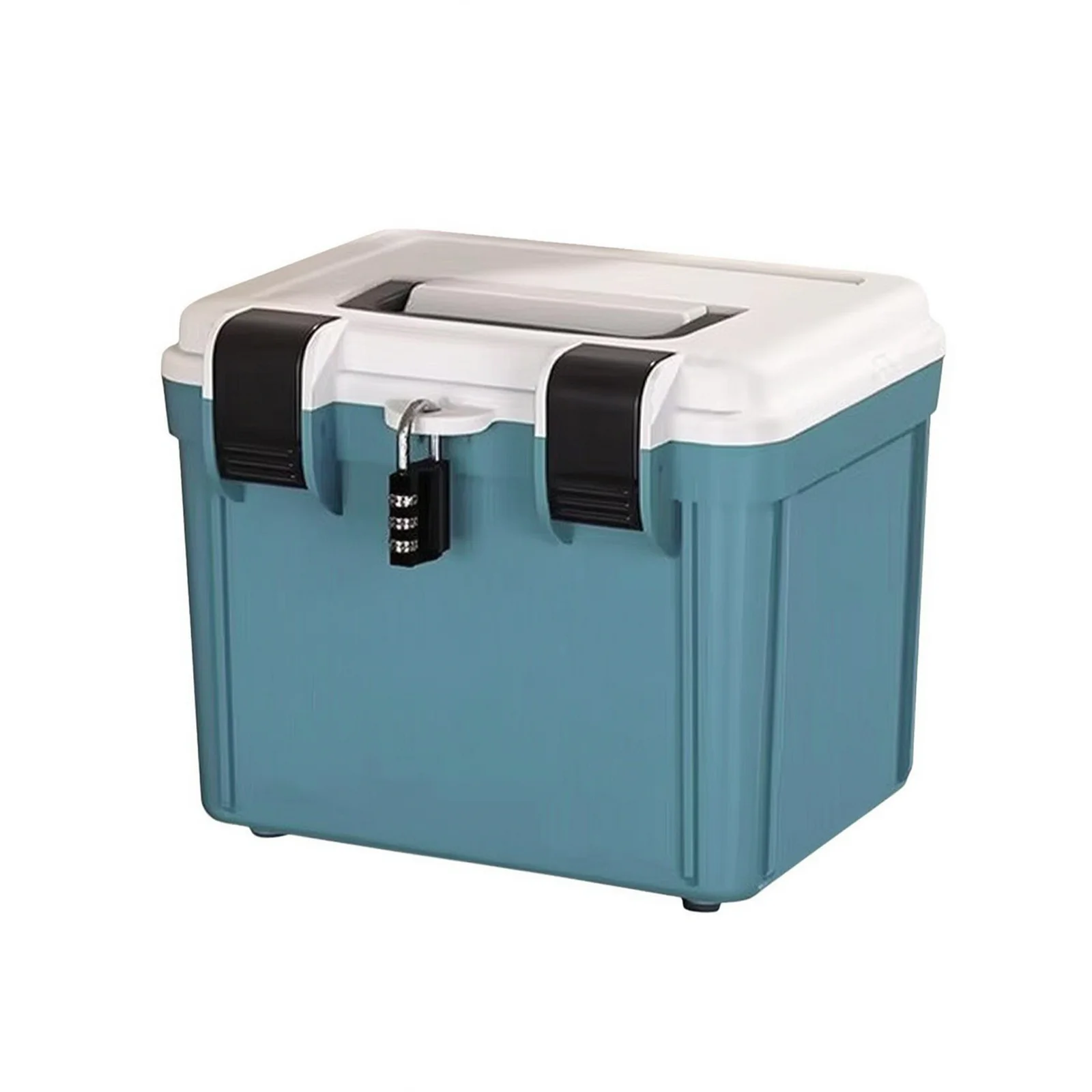 Blue Cooler And Teal Cooler Insulated Lunch Box For Men With Integrated Combination Lock For Secure