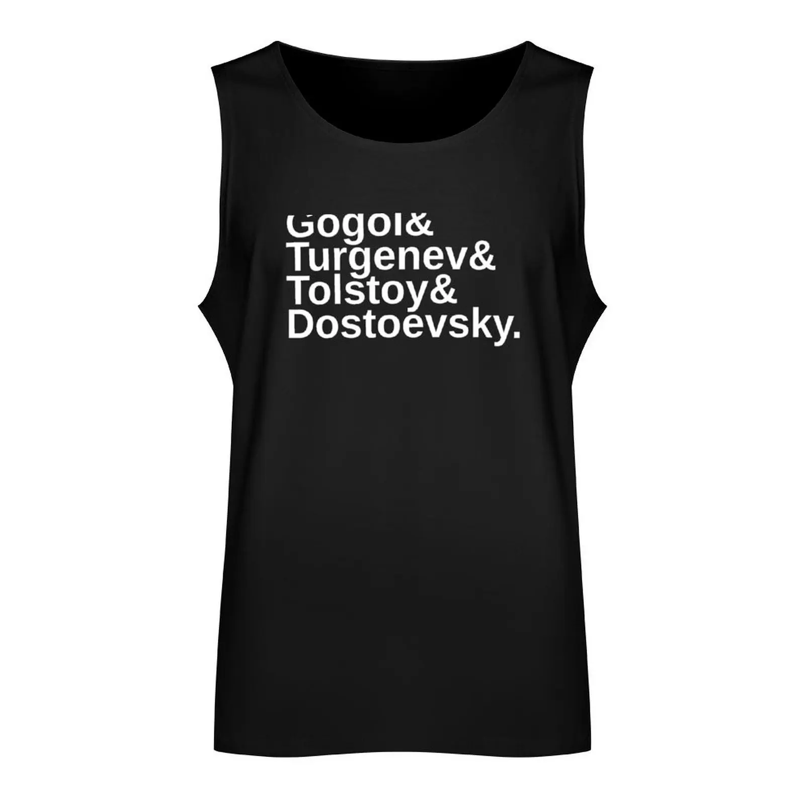 Russian Literature List : Gogol & Turgenev & Tolstoy & Dostoevsky Tank Top summer 2024 Top gym accessories men