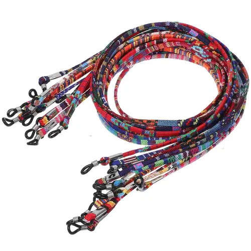 Imagen 1 del producto 10 Uds. De cadenas para gafas, correa para gafas de sol, cordón para gafas, cordón de retención, soporte para gafas de sol, cadena con correa para mujeres y hombres