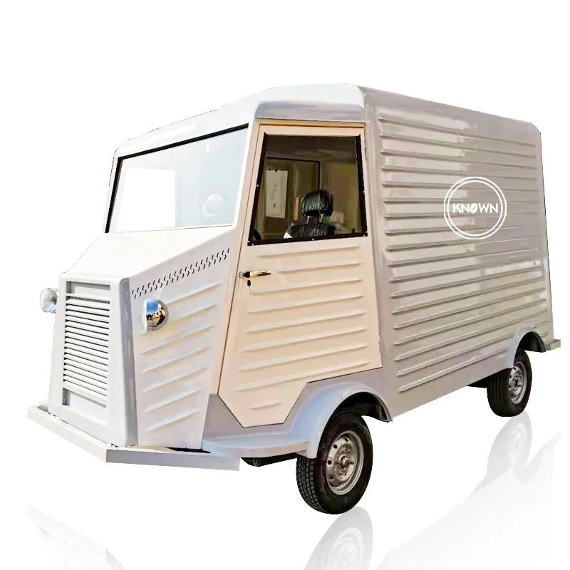 Citroen Electric Mobile Street Food Cart Vintage Ice Cream Coffee Vending Truck Hotdog Hamburger Catering Car Snack Van Trailer