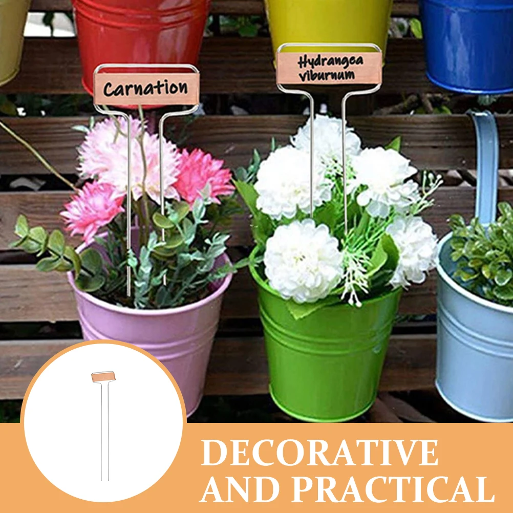 

10Pcs Plant Labels Sturdy Metal Garden Label Stakes Reusable Weatherproof Plant Tags for Outdoor Garden Vegetable Beds Herb Pots