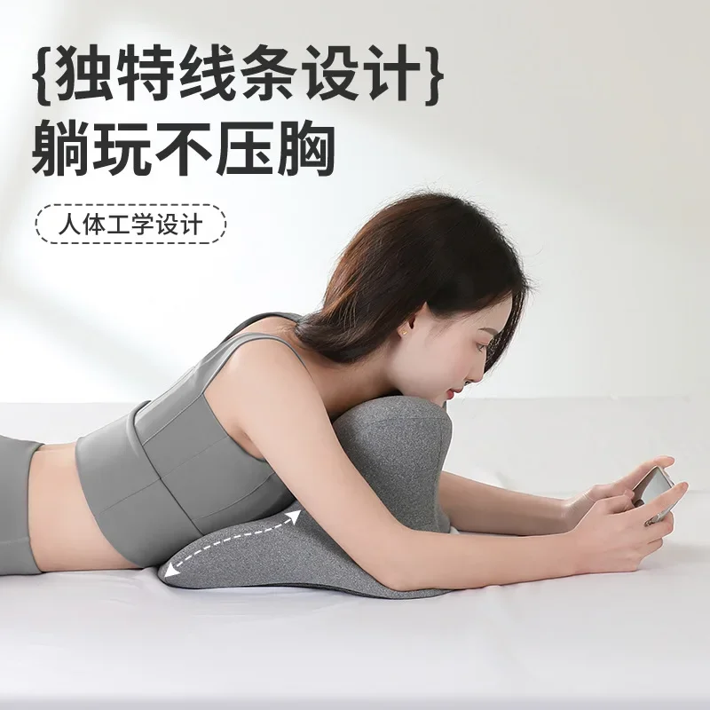 Multifunctional bedside pillow for sleeping, playing with mobile phone and reading on bed