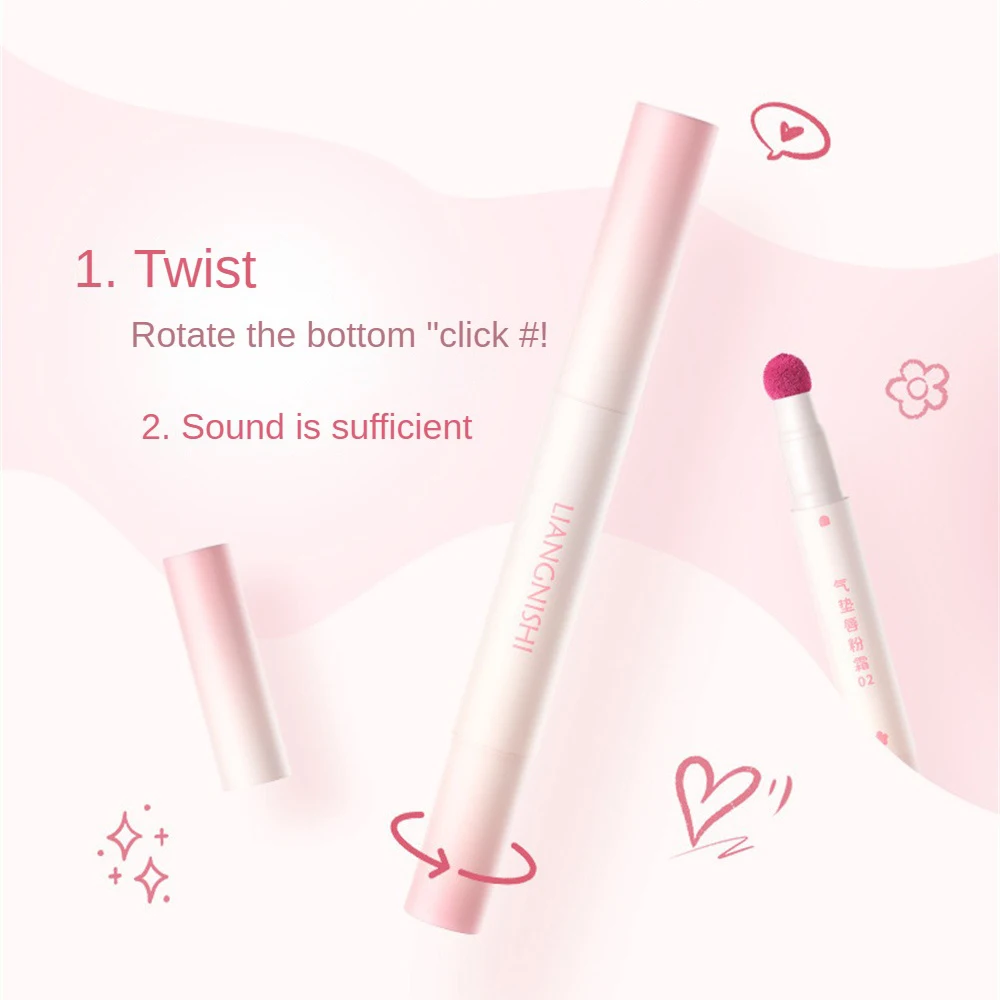 Air Cushion Lip Cream Full Color Moisturizing Quick-drying Film Formation Air Lip Cream Beauty And Health Quick-drying Lip Cream