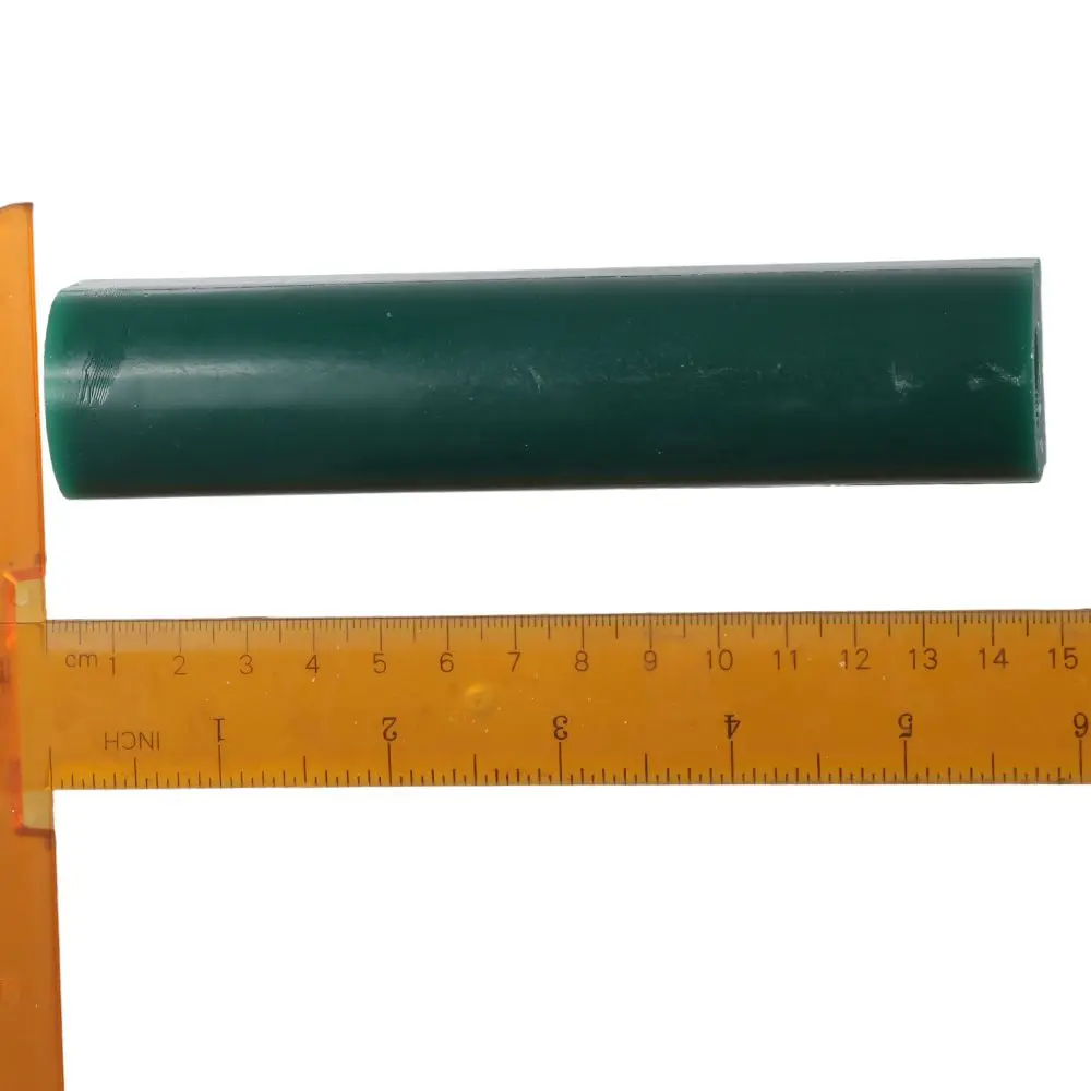 قالب شمع نحت ذاتي الصنع لصنع المجوهرات ، أنبوب حلقة صلبة ، إكسسوارات نقش خضراء ، قالب شمع T200