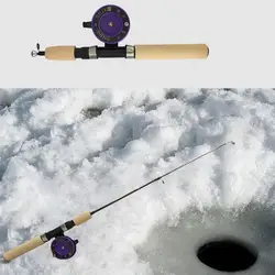 Ice Fishing Rod And Reel Telescopic Fishing Pole Winter Ice Fishing Gear Winter Fishing Rod Ice Fishing Combos For Trout Walleye
