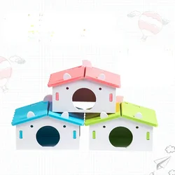 Cage for Hamster Guinea Pig Rat Hamster House Toy Plastic Hamster Cage Hideout Small Animal House Accessories