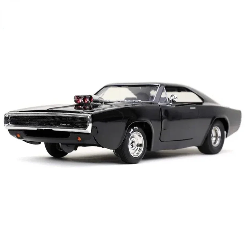 Jada 1:24 rápido e furioso f9 dom 1970 dodge charger diecast carro modelo de liga de metal brinquedos para coleção de presentes