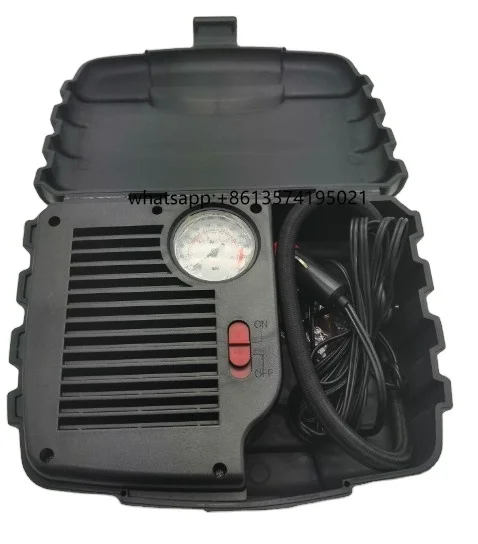 

YF644 5cm Hose Tire Inflator 250PSI air Compressor DC12V Car air Pump with Plastic Box YURUI