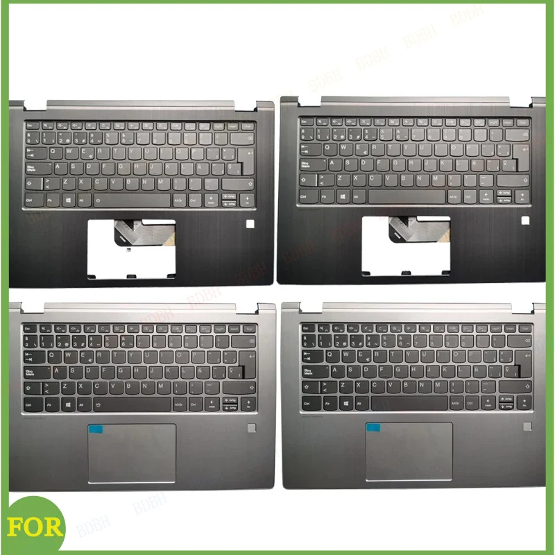 

Новая верхняя крышка корпуса для ноутбука Lenovo YOGA 530-14 530-14IKB 530-14ARR с клавиатурой US/UK/испанской/латинской раскладки